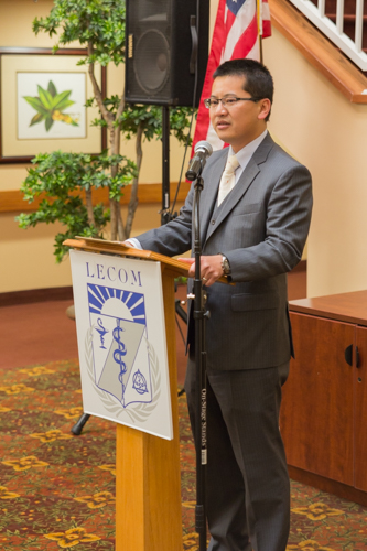 James Lin, DO, Director of the LECOM Institute for Successful Aging, announces the purchase of Parkside Senior Living Communities