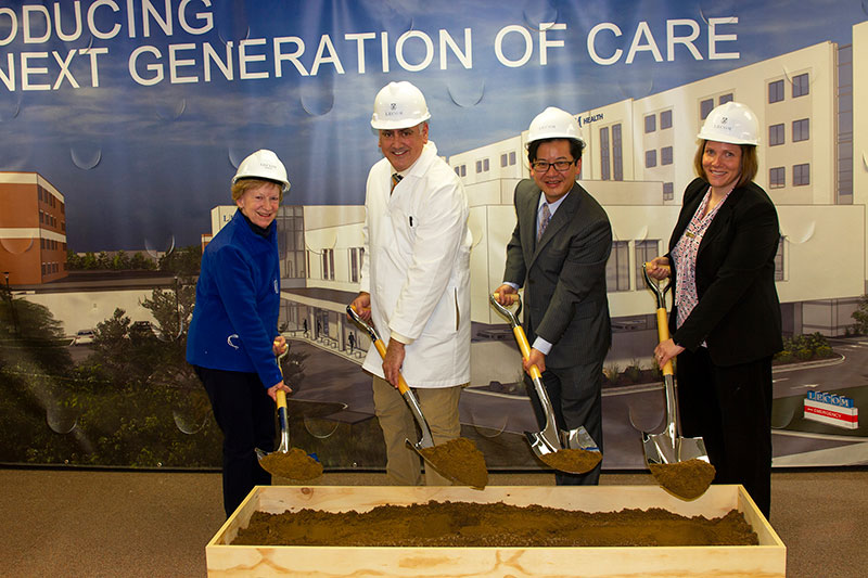 Groundbreaking of new ER for LECOM