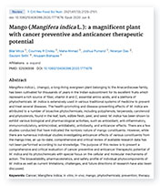 Mango (Mangifera indica L.) landing page